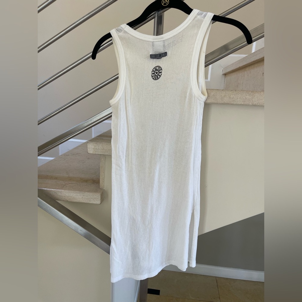 Vintage Jean Paul Gaultier White mesh Tank Top